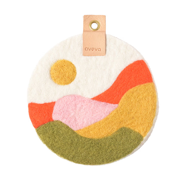 Dessous de plat en laine ART, Fields of Skane, 18