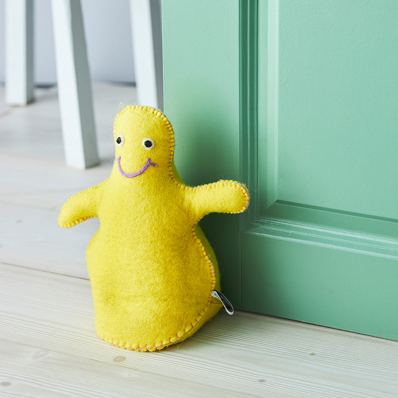 Butée de porte / Serre  livre Boulette Jaune