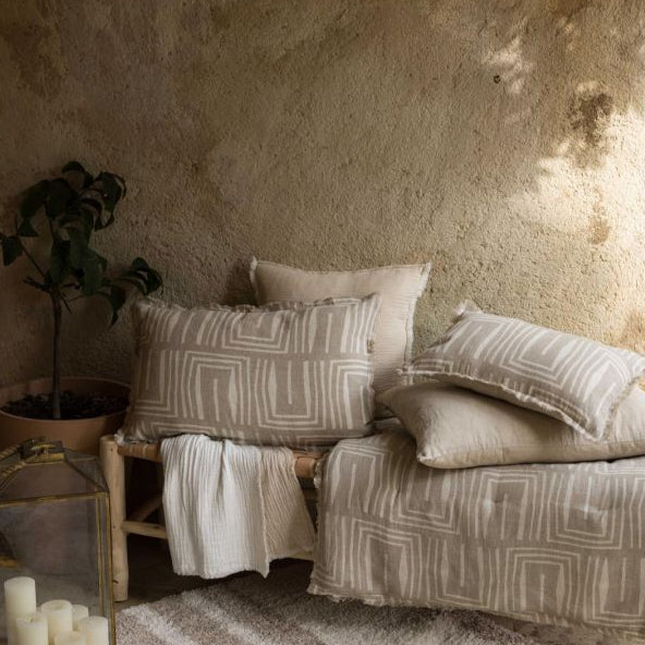 Coussin Emilio Lin 45 x 45cm