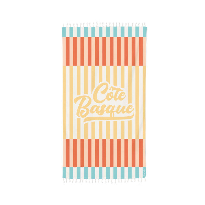 Fouta Palmeraie - Granité Multicolore - 90x160 cm