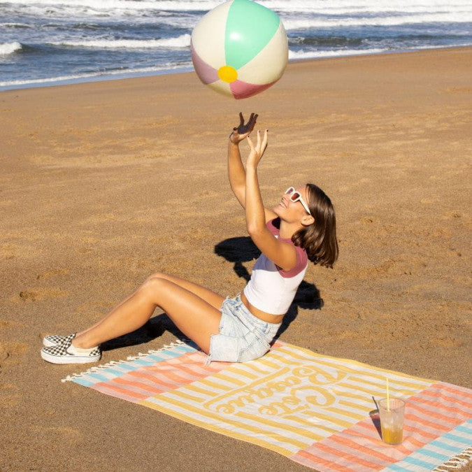 Fouta Palmeraie - Granité Multicolore - 90x160 cm