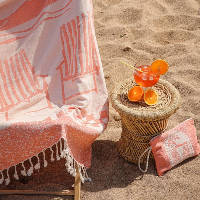 Fouta Plagistes - Spritz Orange - 90x160