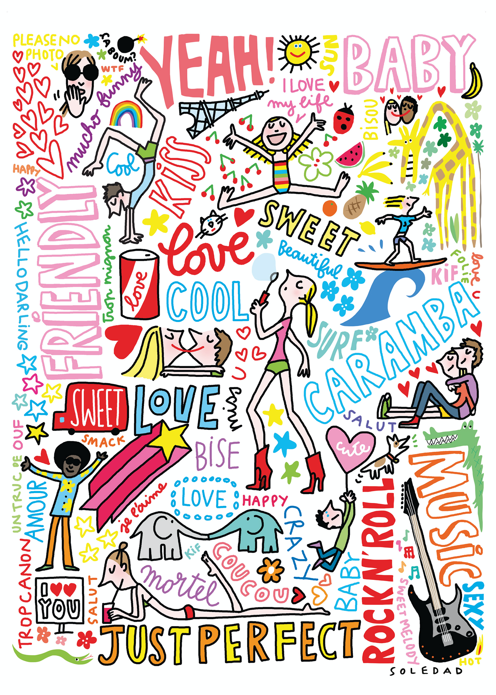 Affiche SOLEDAD - Graffitis