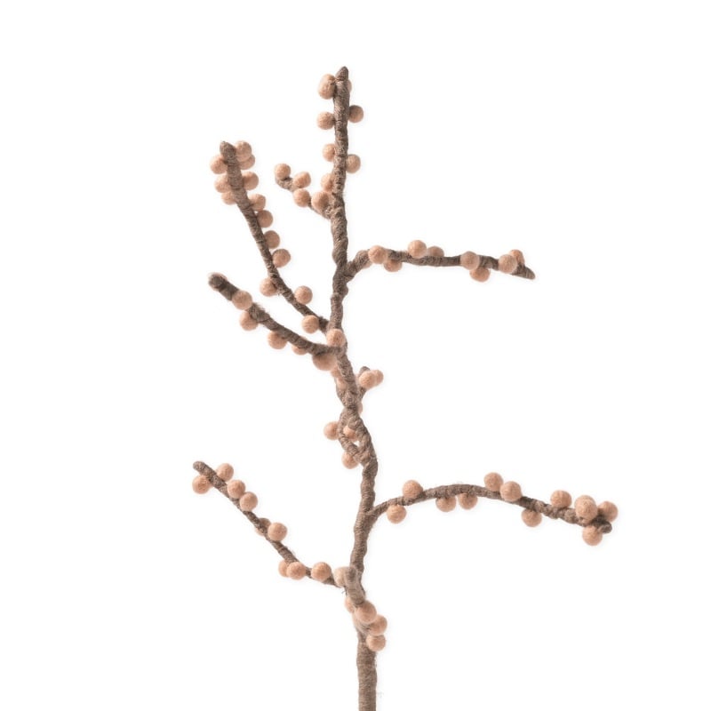 ENDLESS - Branche de houx Beige Naturel