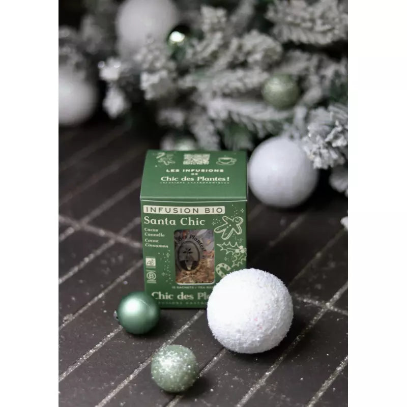 INFUSION BIO SANTA CHIC- CACAO CANNELLE (BOÎTE 12 SACHETS)