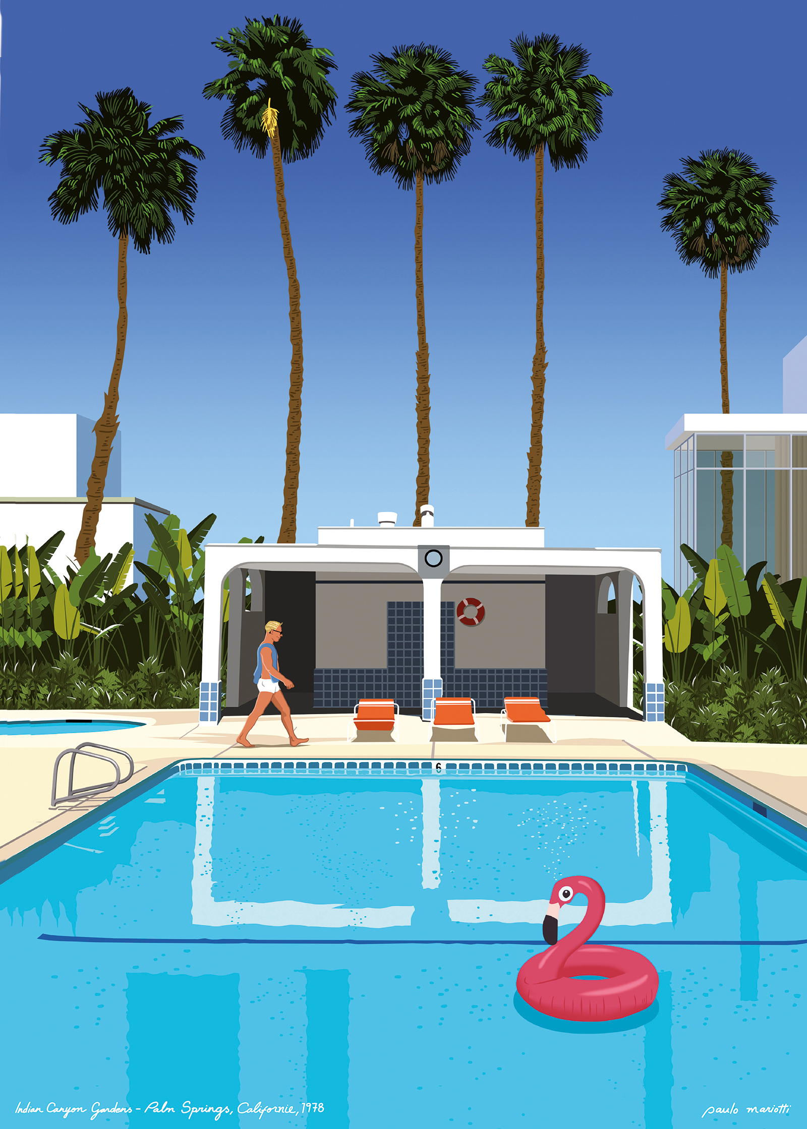 Affiche PAULO MARIOTTI PALM SPRING