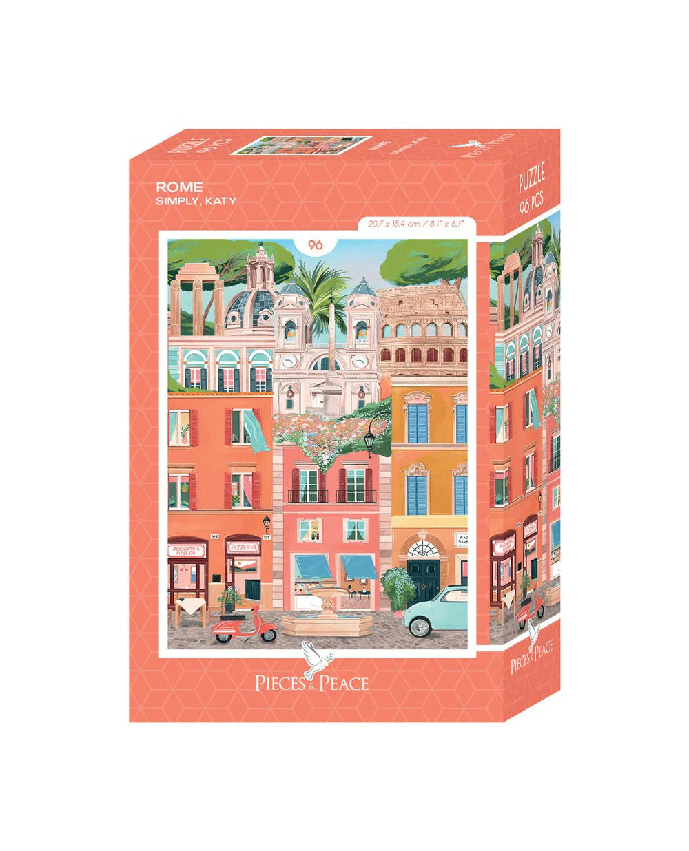 Mini-Puzzle 96 pièces - Rome