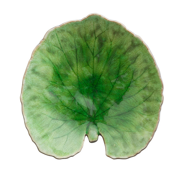 Plat feuille ronde Alchemille Riviera 18 cm