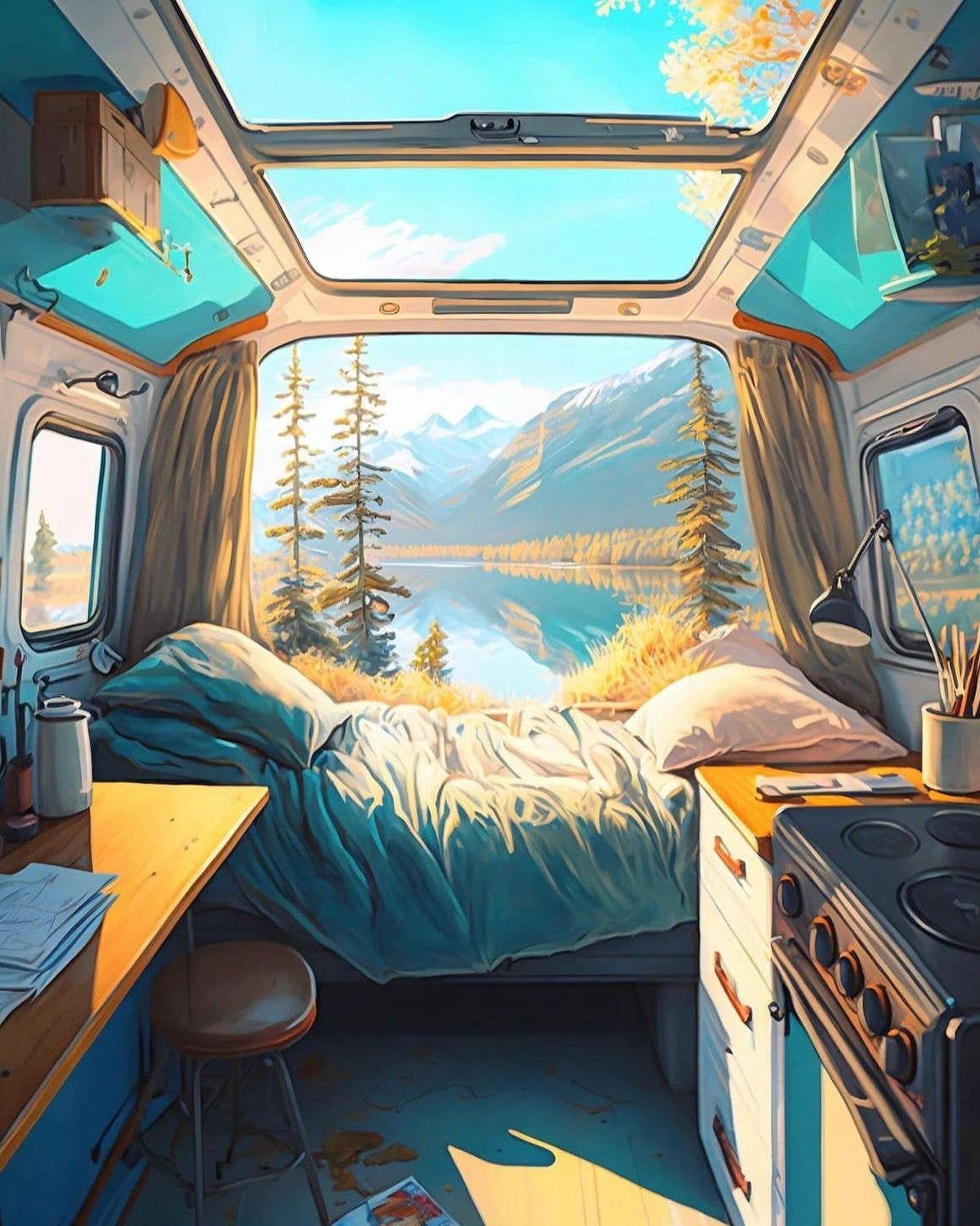 Puzzle 1000 pièces Van Life
