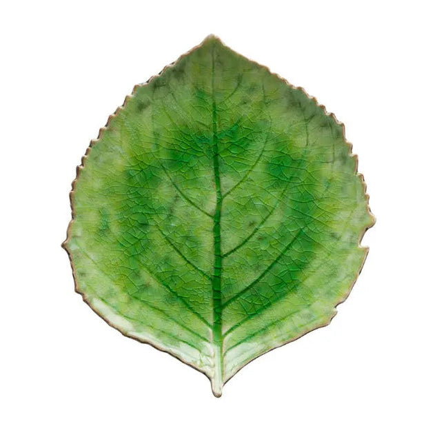 Assiette / Plat feuille dentelle Hydrangea Riviera 22cm