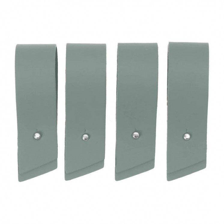 Rond de serviette x 4 Vert Eucalyptus