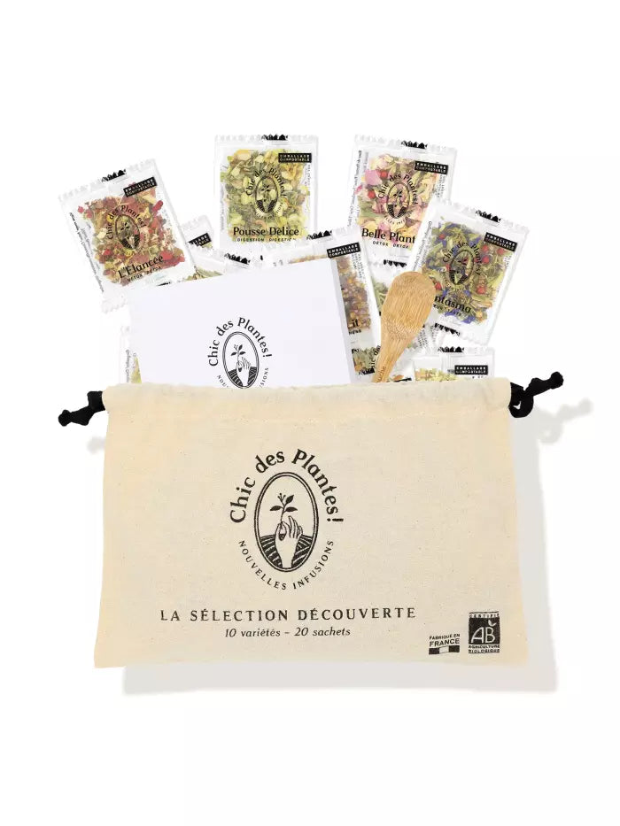 Sélection découverte : pochon de 10 infusions bio x 2 sachets