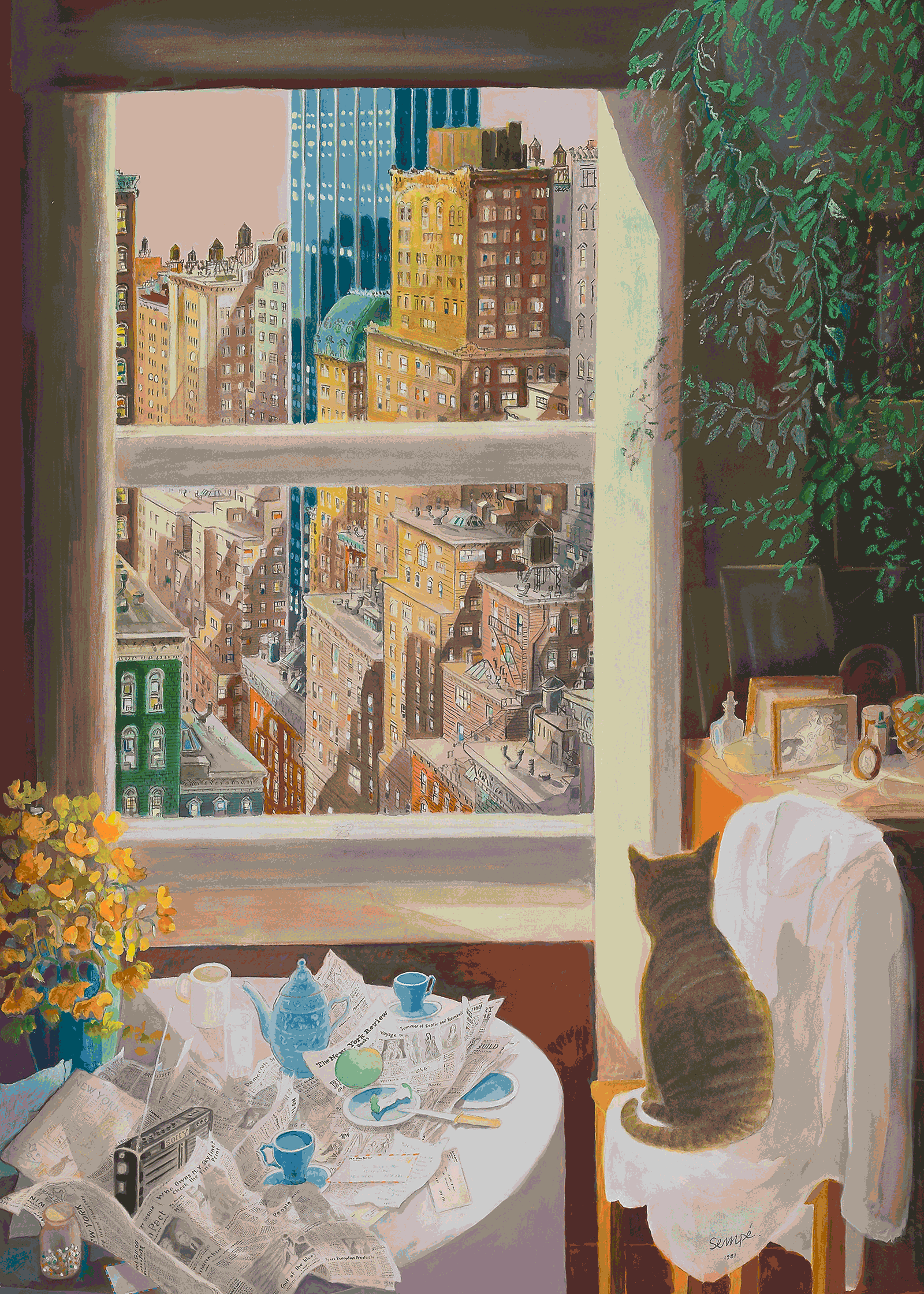 Affiche SEMPE - CHAT NYC