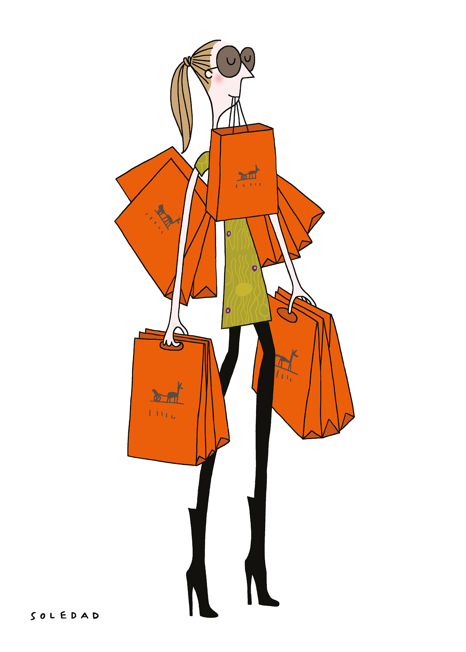 Affiche SOLEDAD - SAC ORANGE