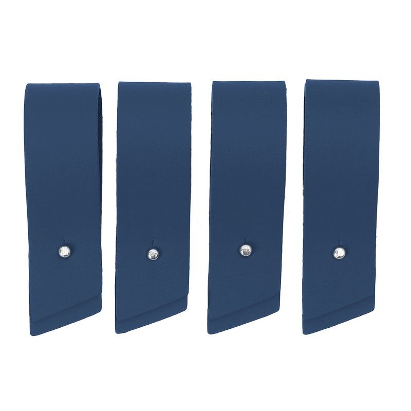 Rond de serviette x 4 Bleu Majorelle