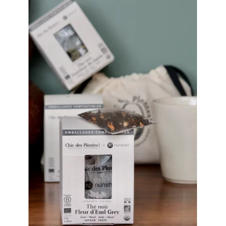 Thé noir Fleur d'Earl Grey