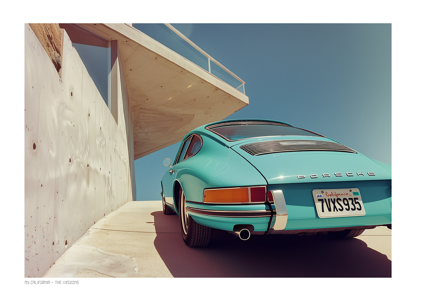 Affiche THE VISIONS - 004 My California