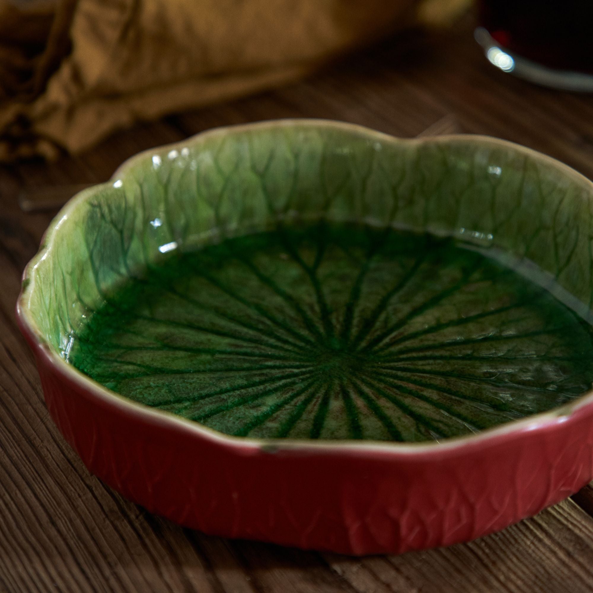 Assiette de présentation creuse 22 cm Riviera - nenuphar